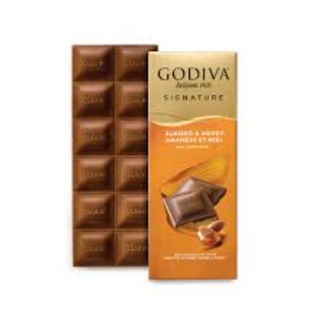 GODIVA ROASTED ALMOND &HONEY 90G